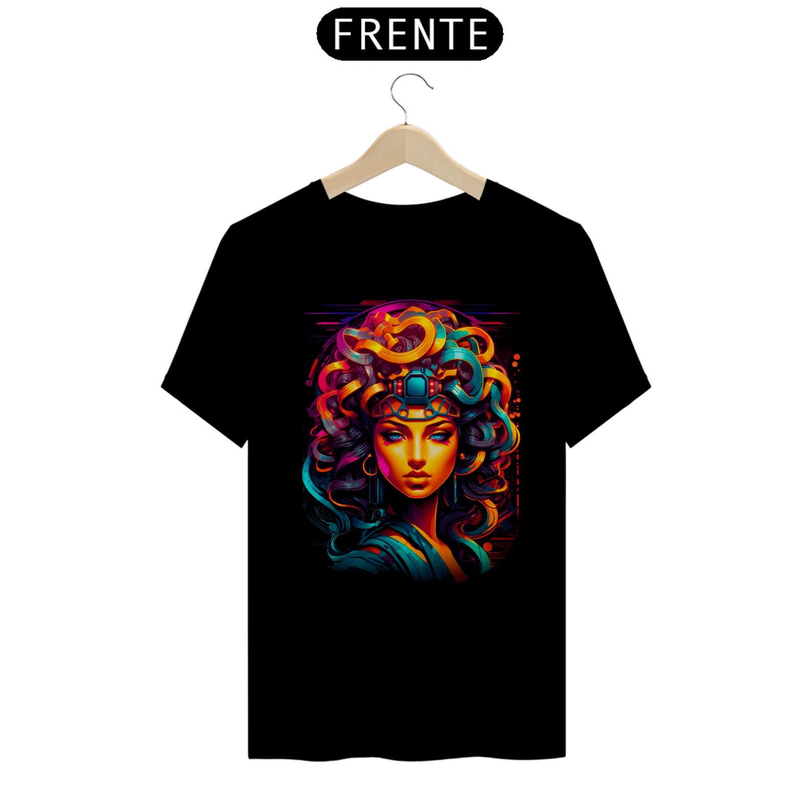 Camiseta  - Medusa Cyberpunk
