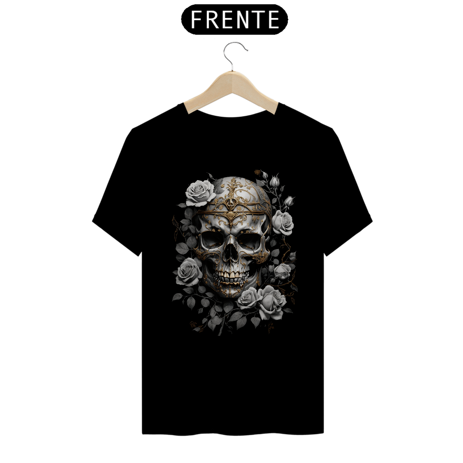 Camiseta - Floral Skull