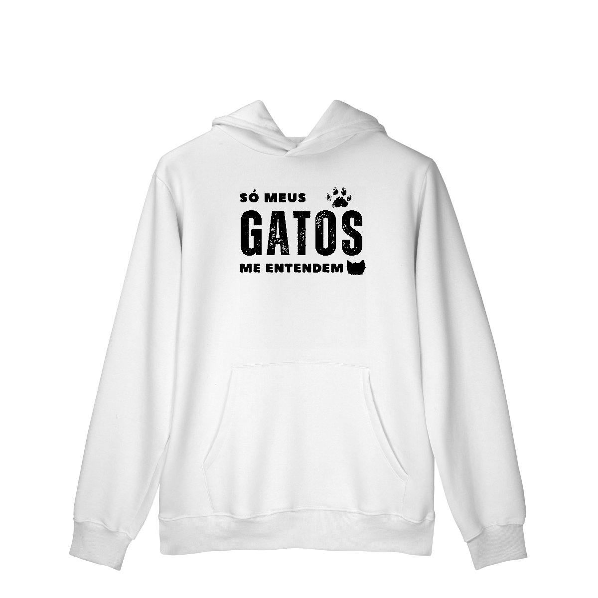 Só meus Gatos me Entendem [Moletom Prime Canguru]