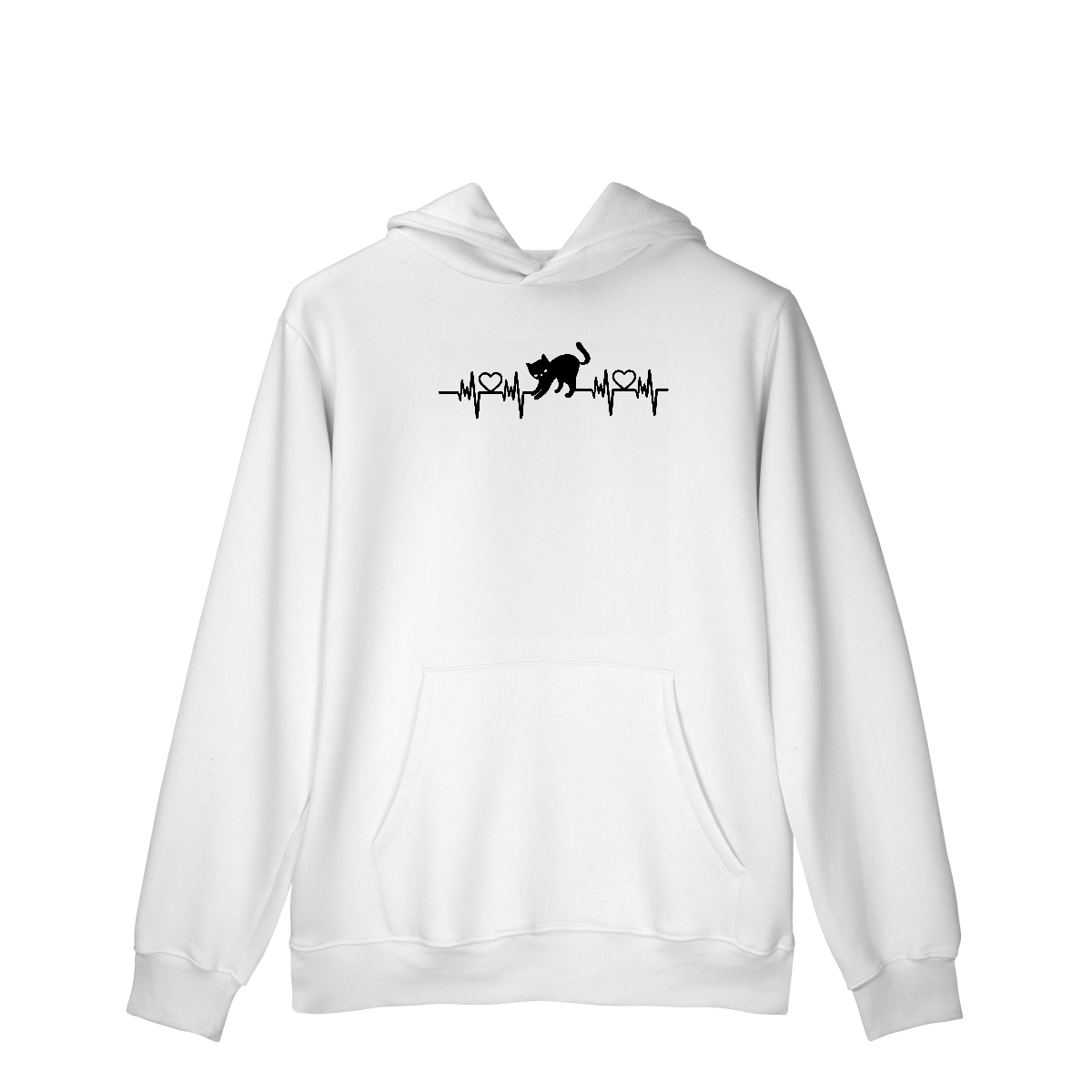 Batimentos por Gatos [Moletom Prime Canguru]