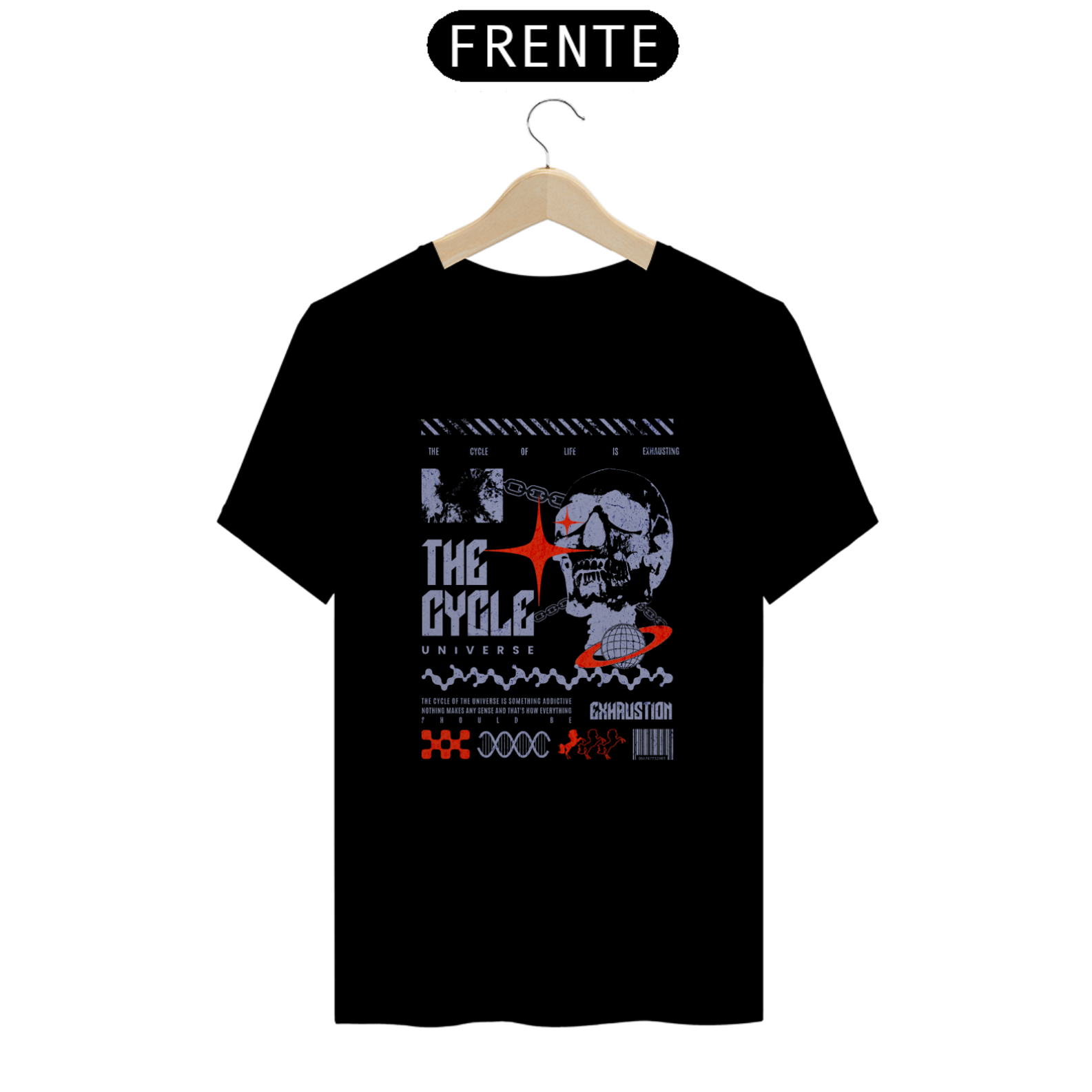 Camiseta Aura Streetwear The cycle
