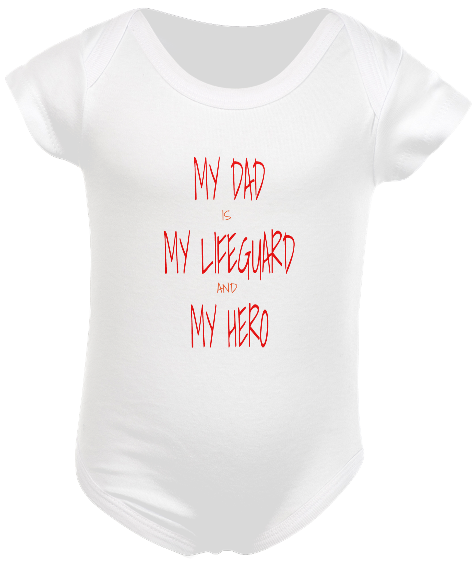 BODY INFANTIL MY DAD MY LIFEGUARD MY HERO