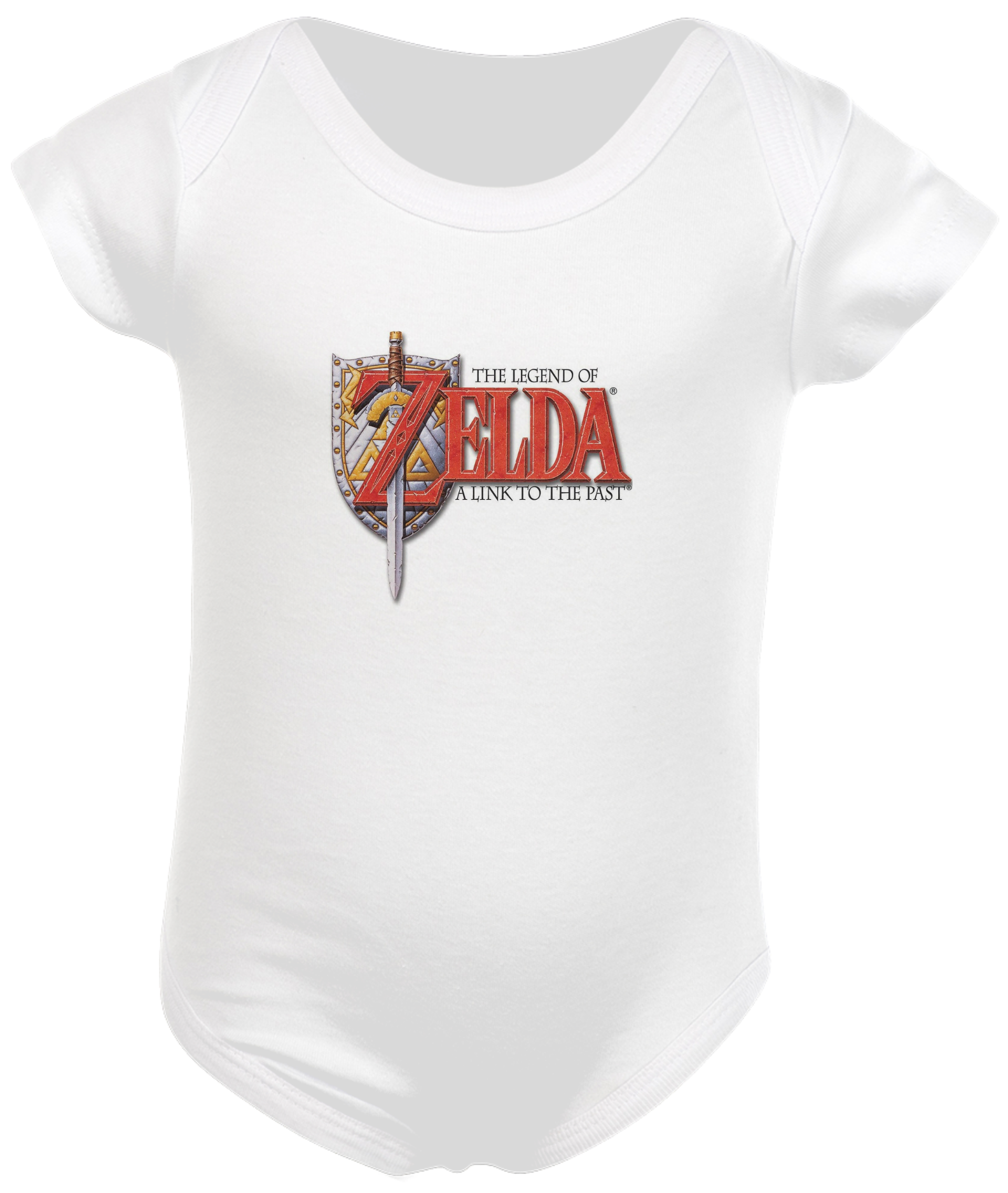 BODY INFANTIL ZELDA A LINK TO THE PAST BRANCO