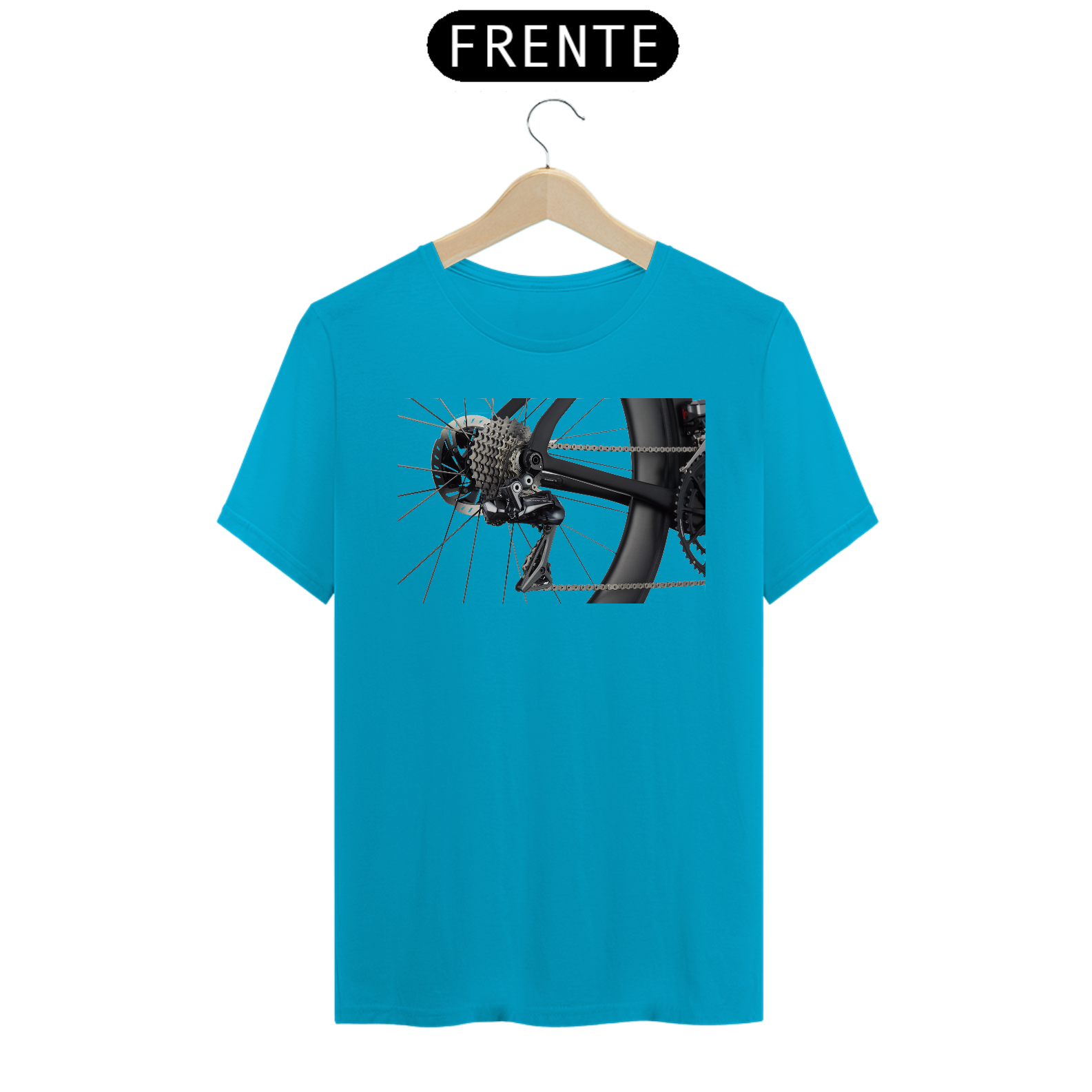 T-Shirt Classic - Bicicleta - Cannondale - System Six - Hi-Mod - Dura-Ace Di2 - Black - Model 4