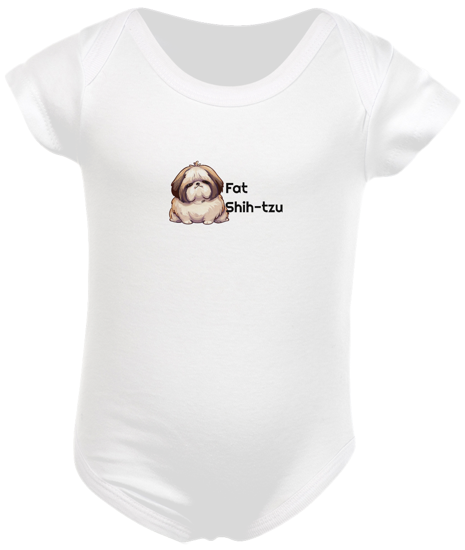 Body Infantil - Fat Shih-tzu - Modelo 1