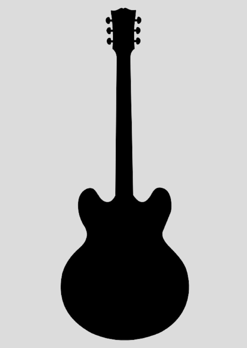 Poster Retrato 4 Hands Luthieria ES335