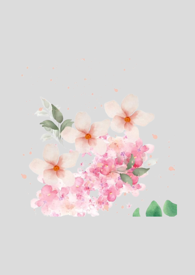 Poster Retrato - Floral 1