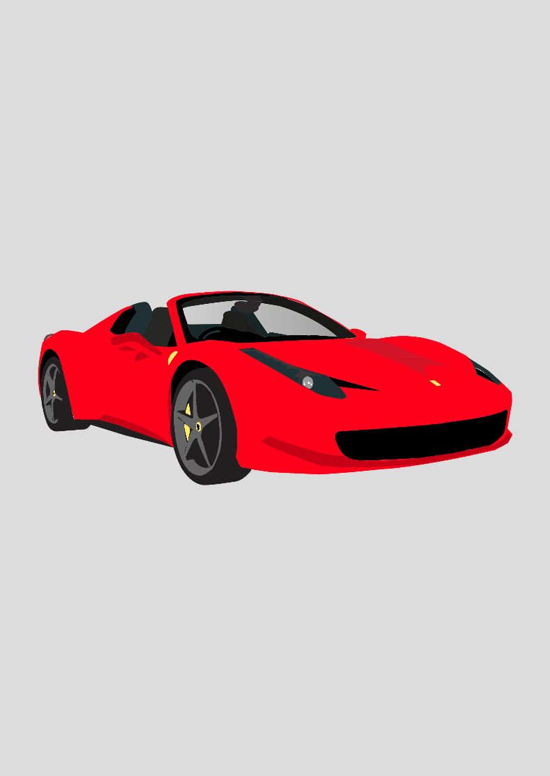 Poster Retrato - Carro 7