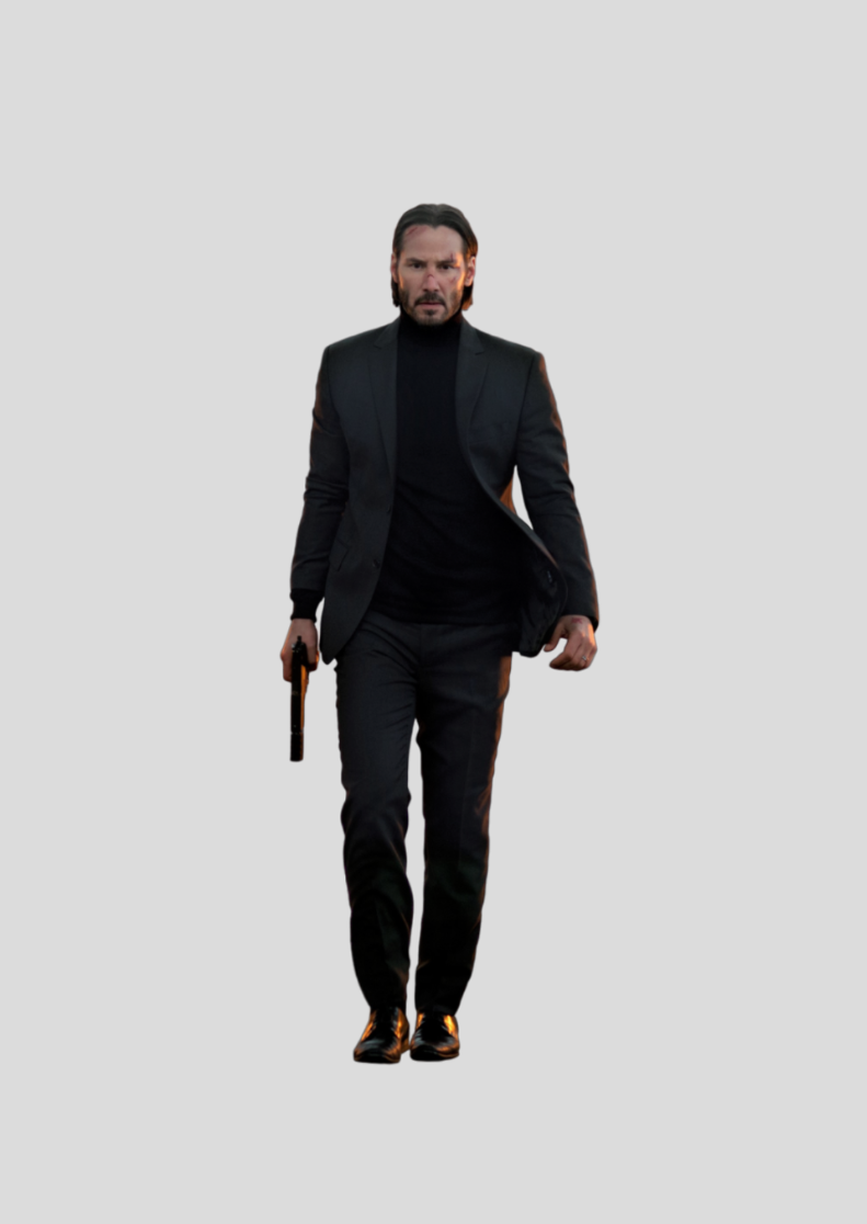 Poster - Retrato - John Wick 1