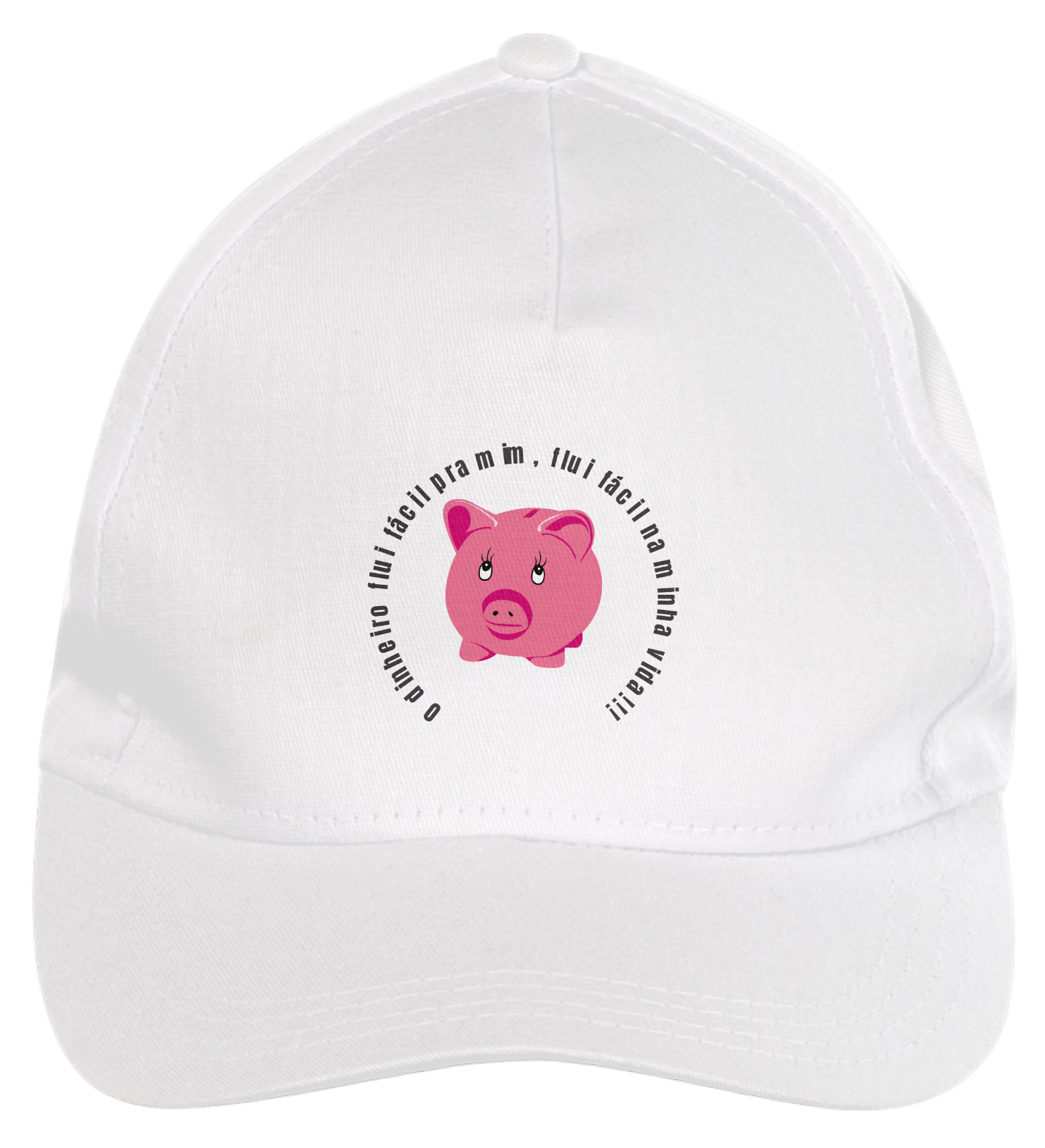 Boné de Brim - O dinheiro flui fácil pra mim, flui fácil na minha vida!!!