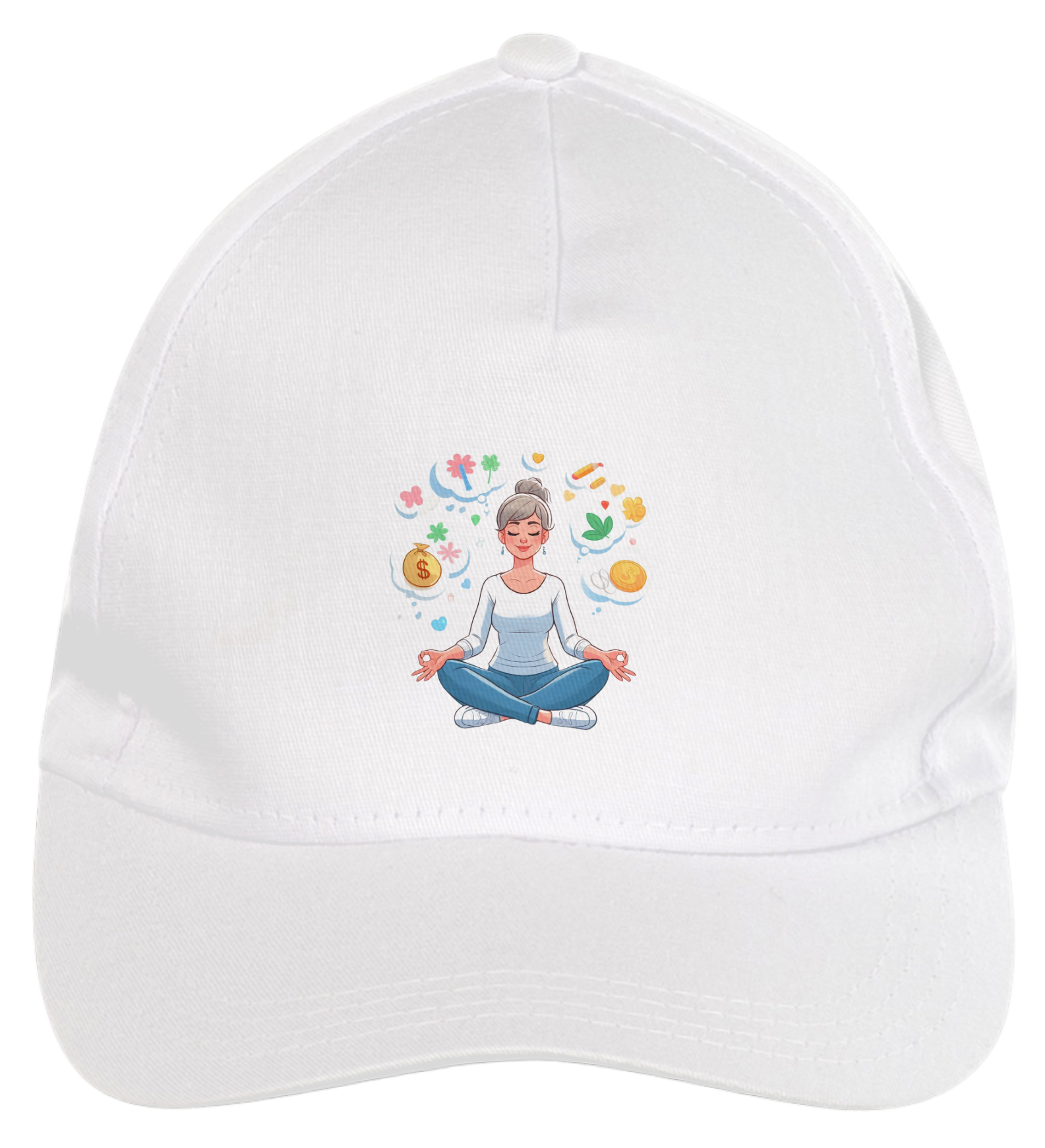 Boné de Brim - Se eu posso imaginar, eu posso materializar!!! Modelo 2