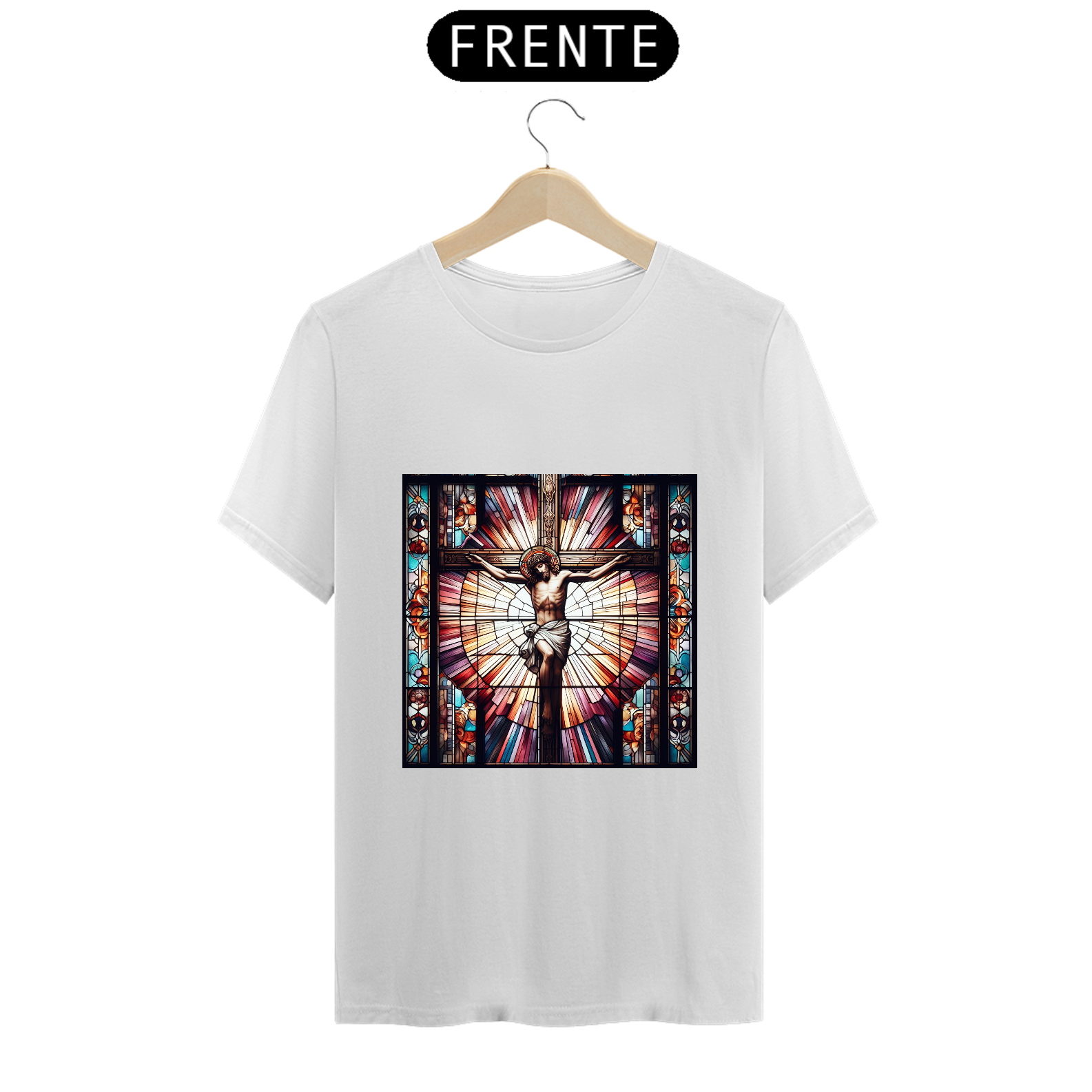 T-Shirt Prime - Jesus - Vitral 3