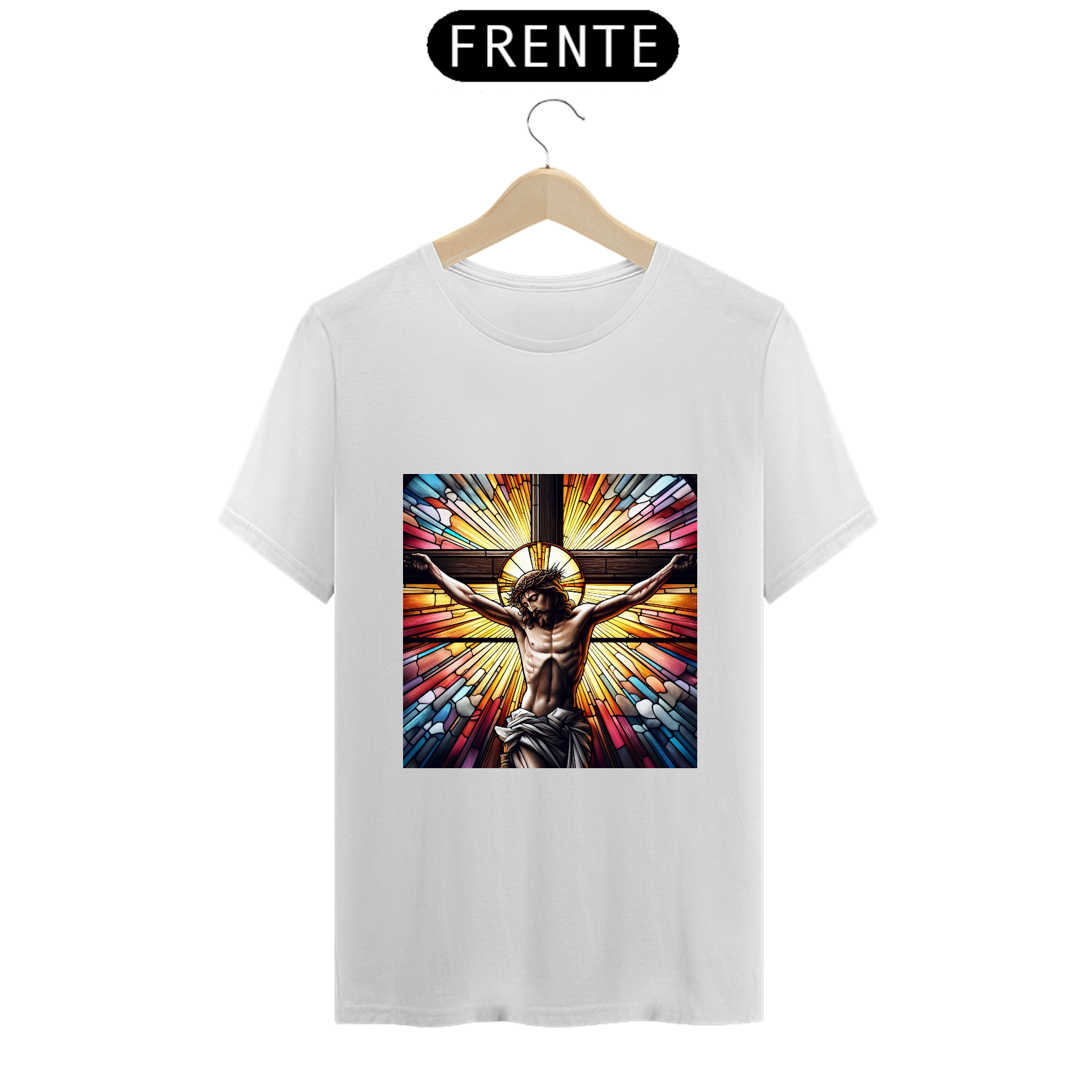 T-Shirt Prime - Jesus - Vitral 4