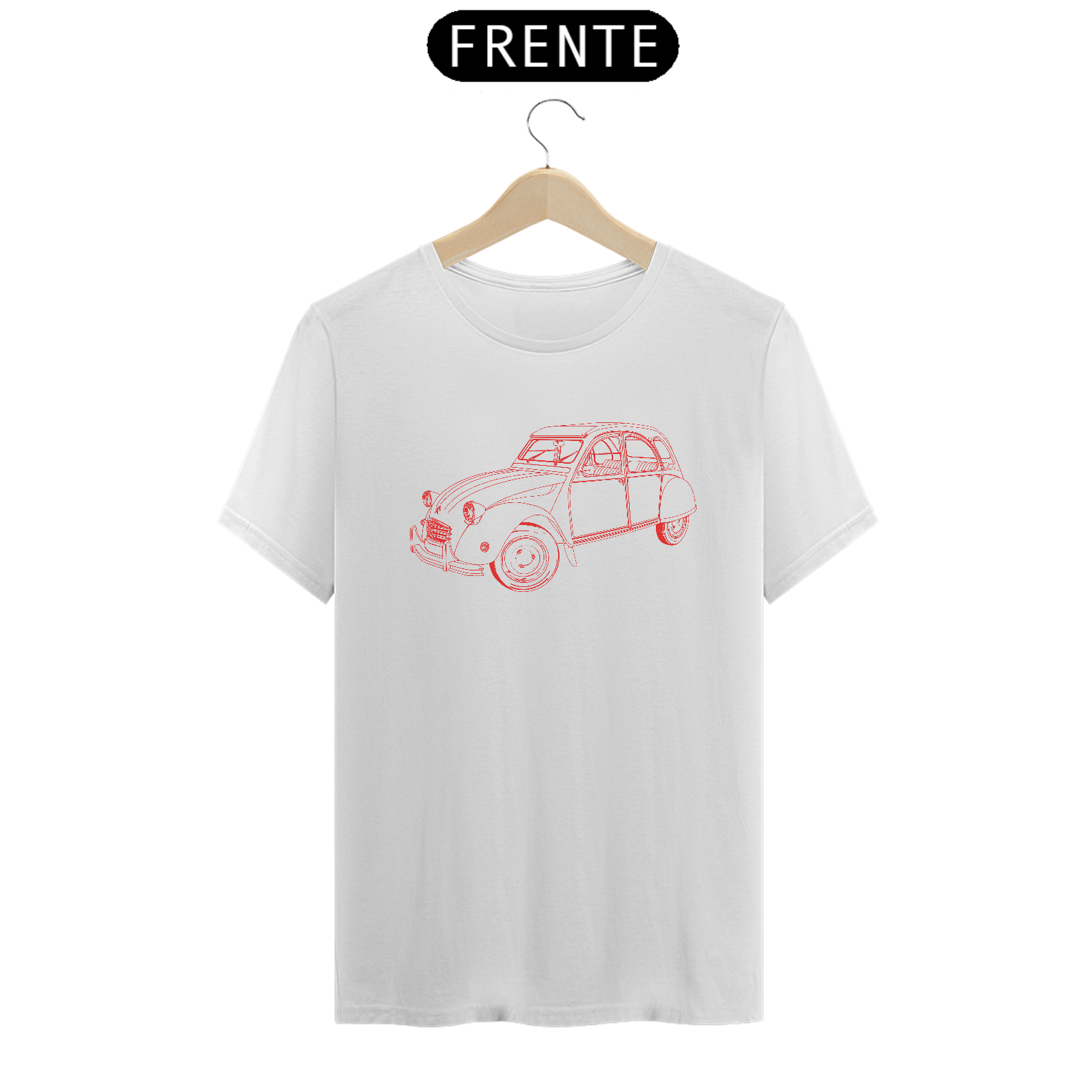 T-Shirt Prime - Carro Antigo 9 Vermelho