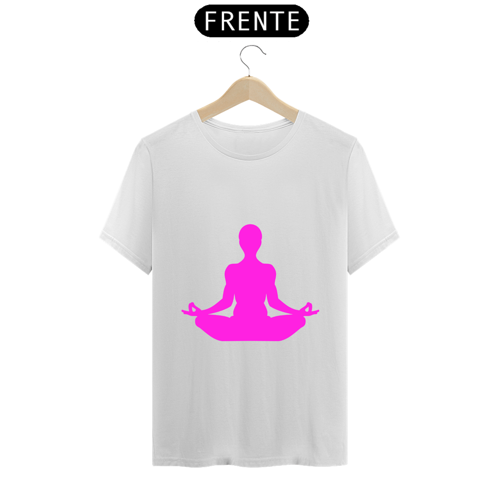 T-Shirt Prime - Meditação 1 - Rosa