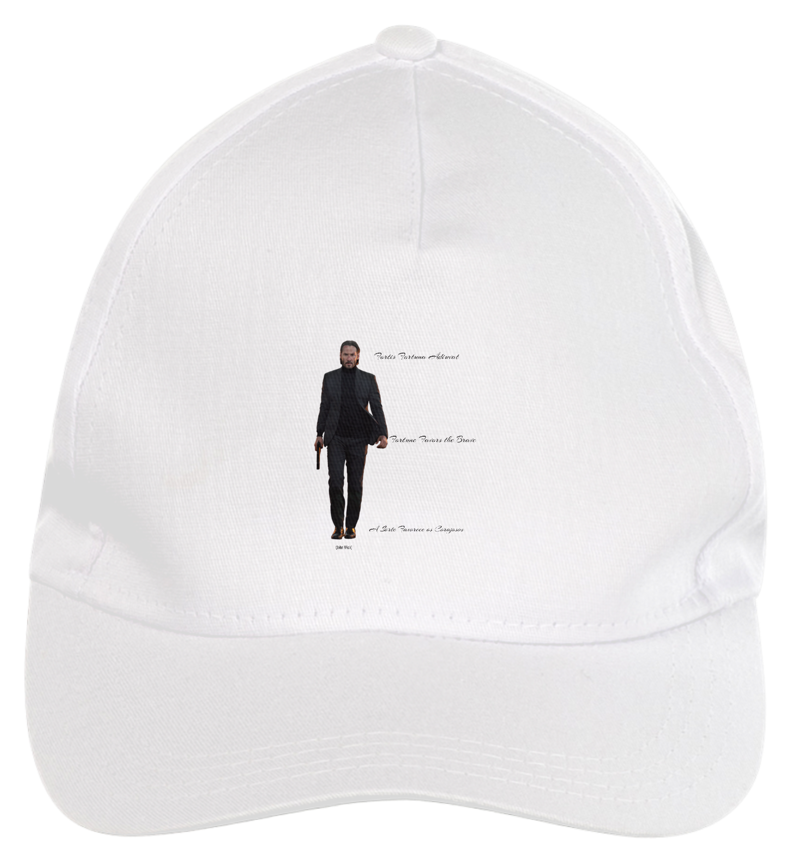 Boné de Brim - John Wick 1 - Fortis Fortuna Adiuvat