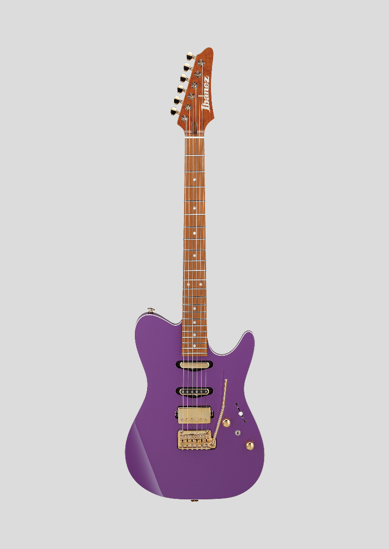 Poster Retrato - Guitarra Ibanez Lari Basilio Signature - LB1 Violet