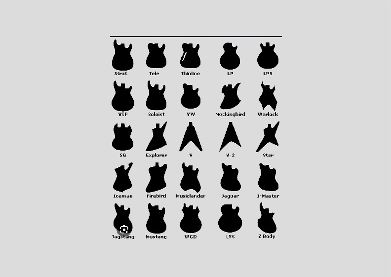 Guitar Shapes - Model 1