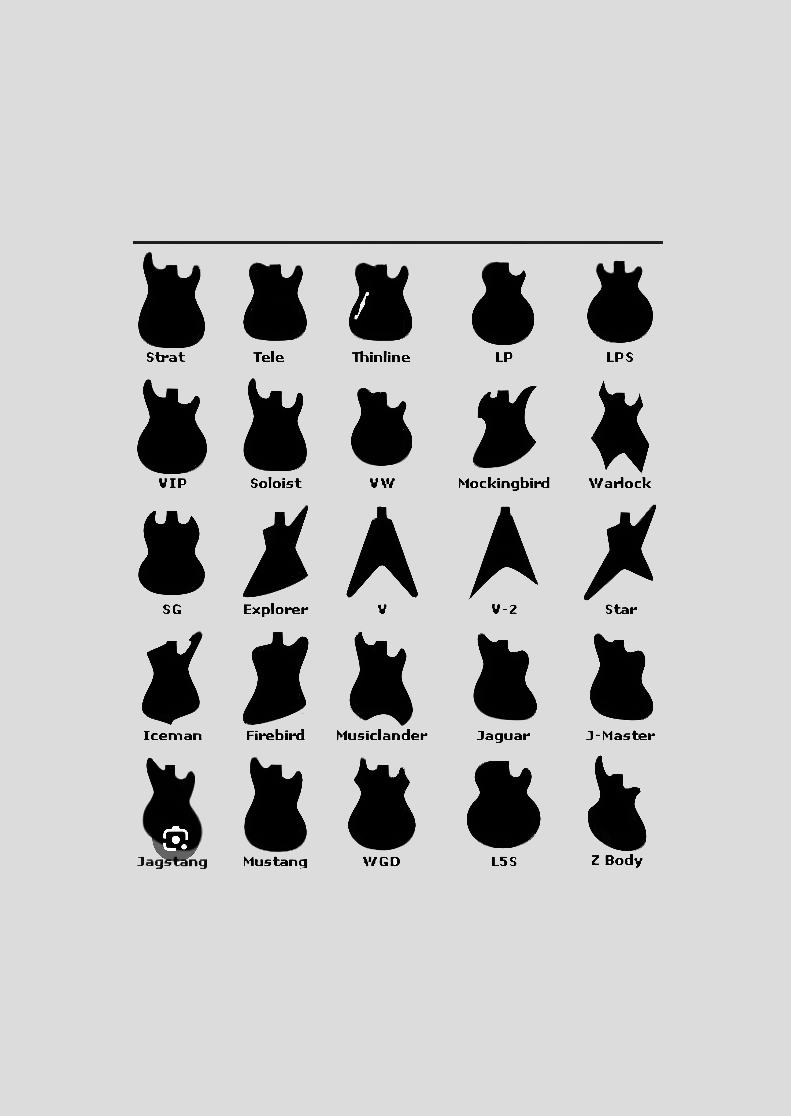 Guitar Shapes - Model 1