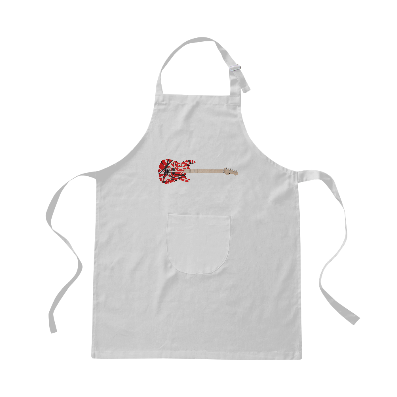 Guitarra EVH Striped Series Red Black White