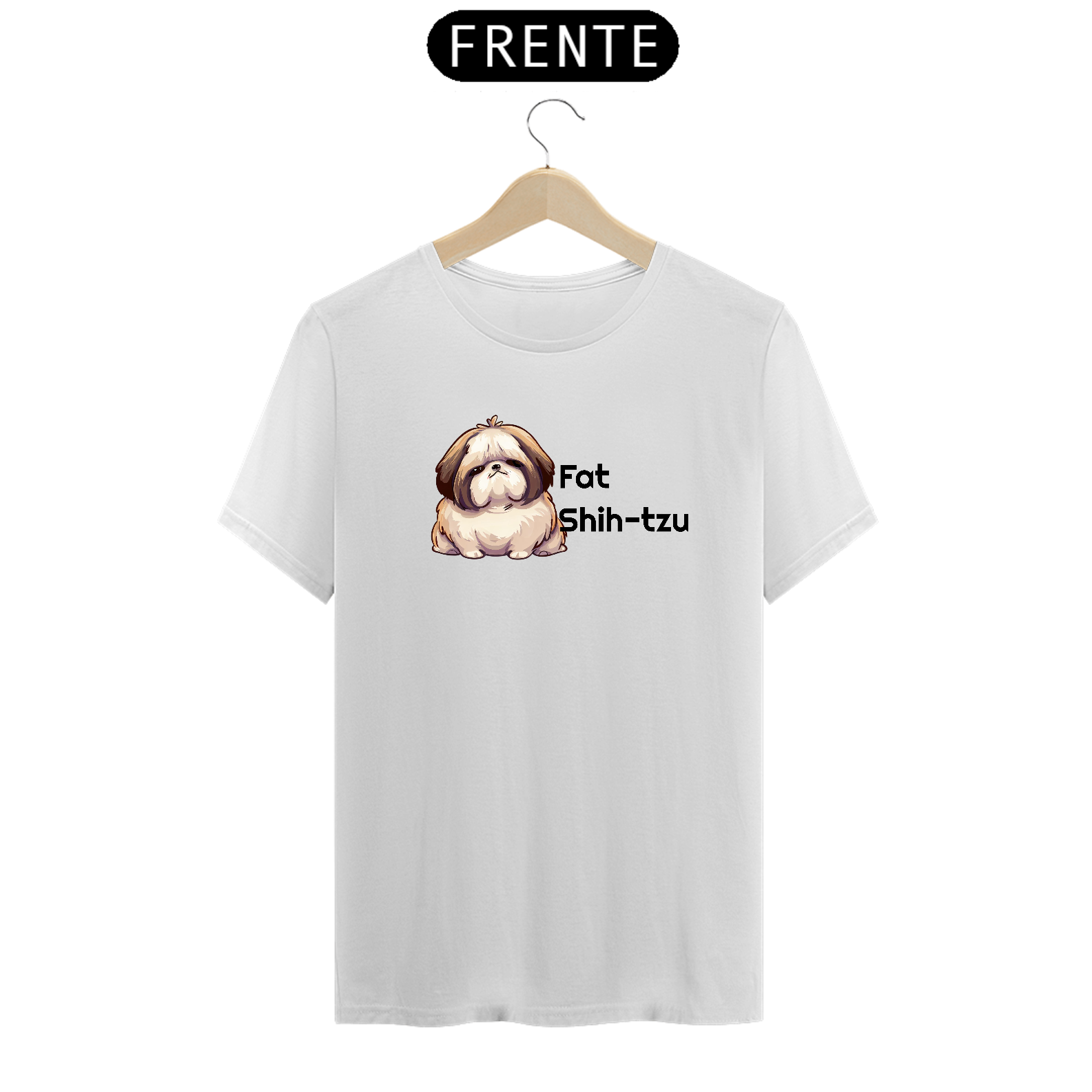 T-Shirt Prime - Fat Shih-tzu - Modelo 1