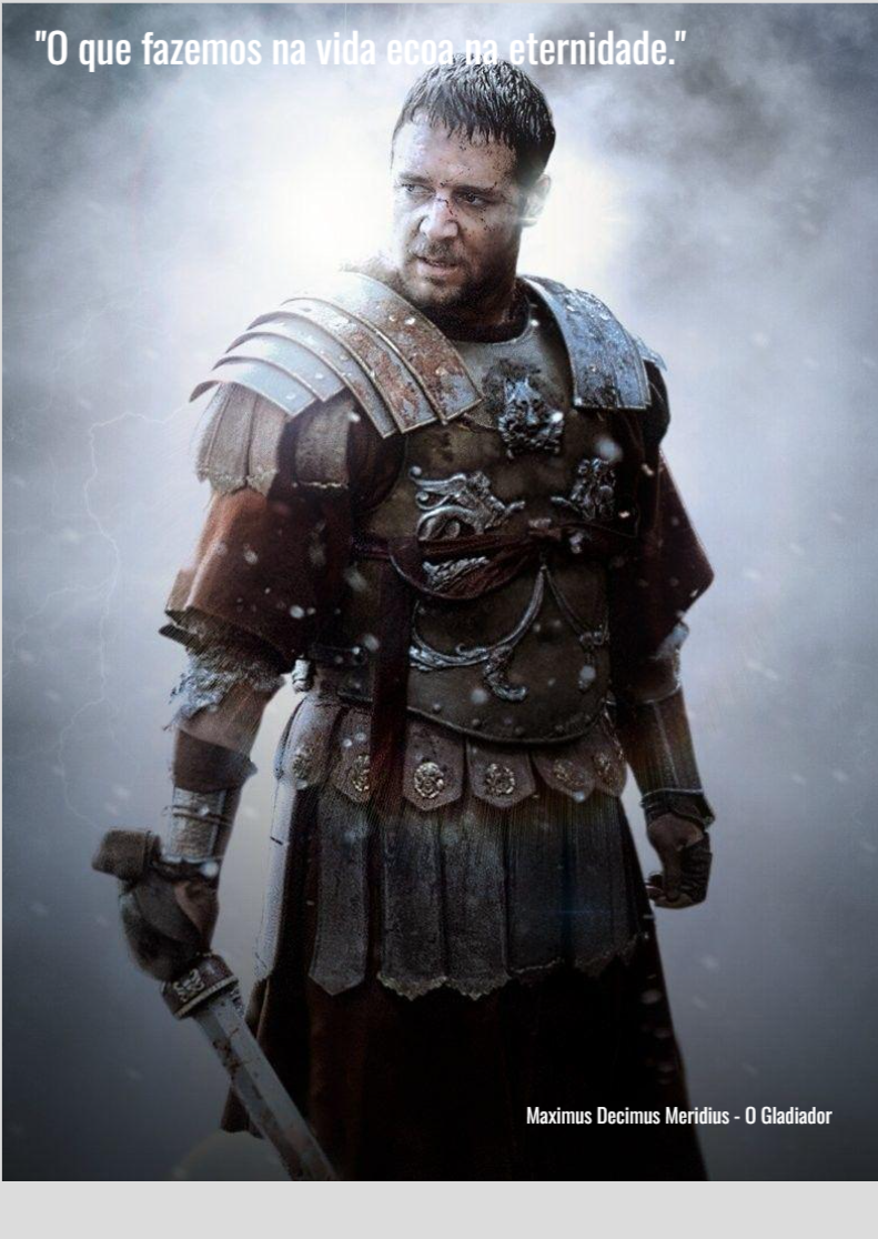 Poster Retrato - Gladiador - Model 1