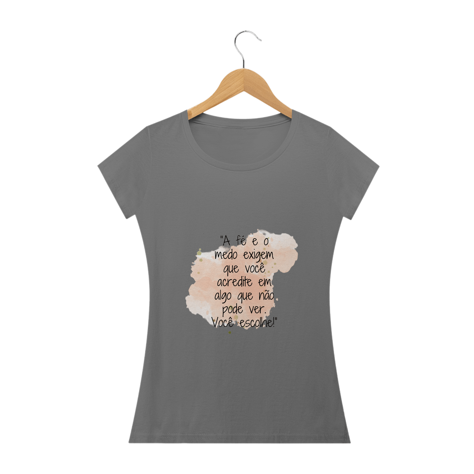 Baby Long Estonada “A fé e o medo exigem que você acredite em algo que não pode ver. Você escolhe!”