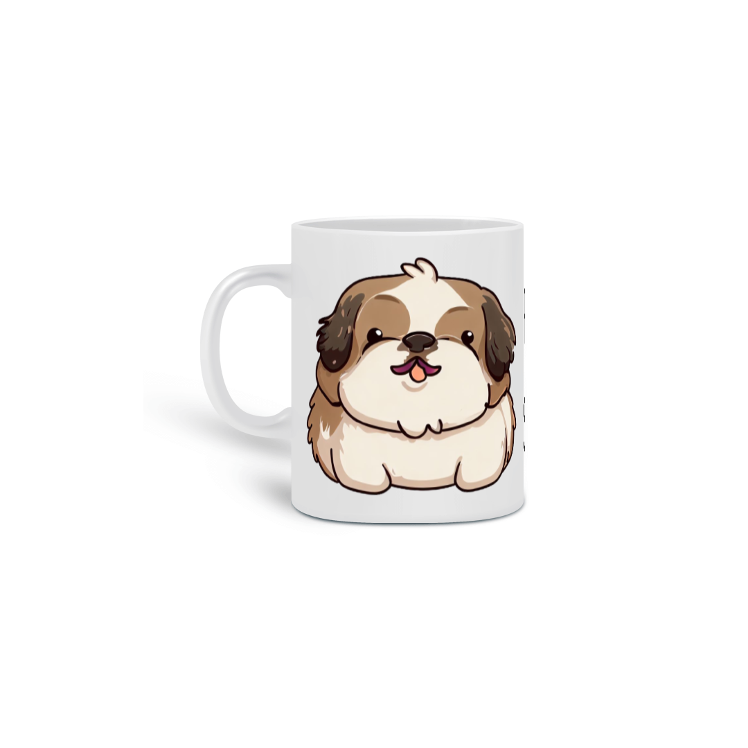 Caneca Cerâmica - Fat Shih-tzu - Modelo 2