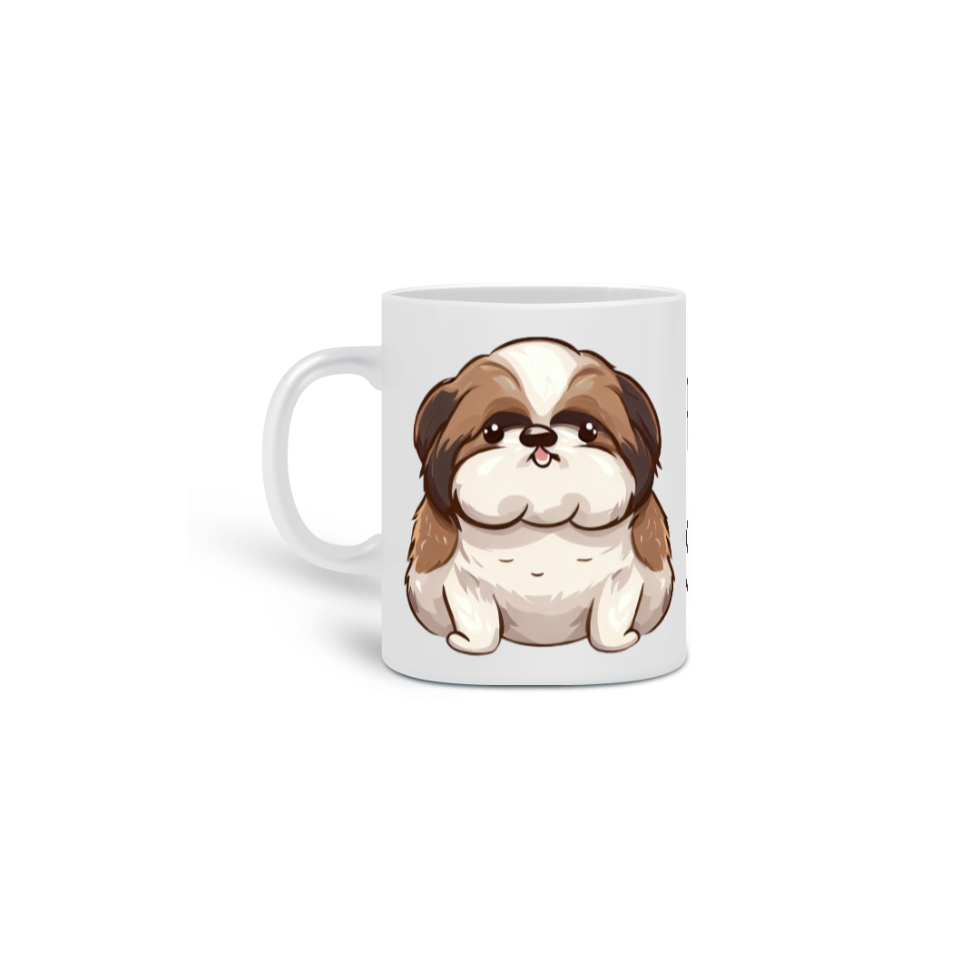 Caneca Cerâmica - Fat Shih-tzu - Modelo 3