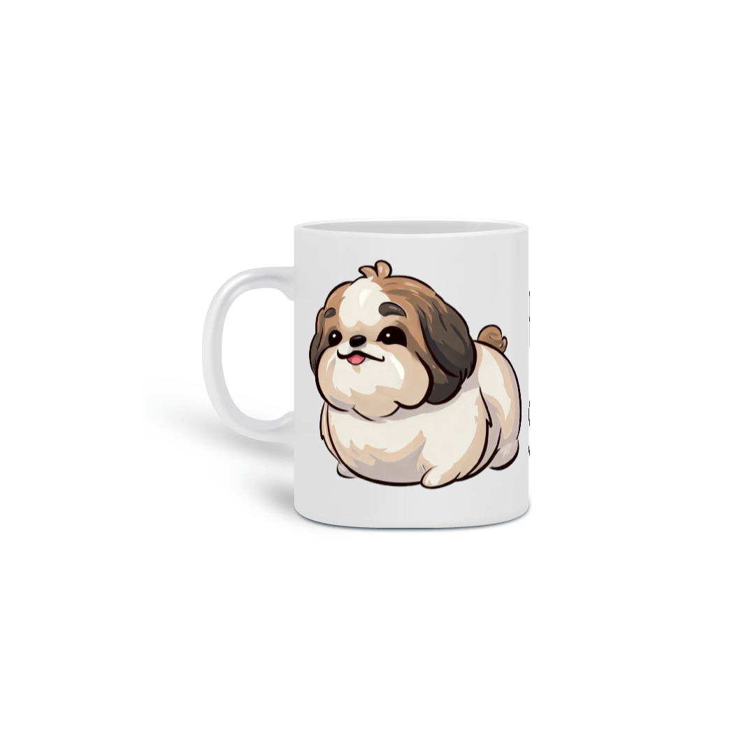 Caneca Cerâmica - Fat Shih-tzu - Modelo 4