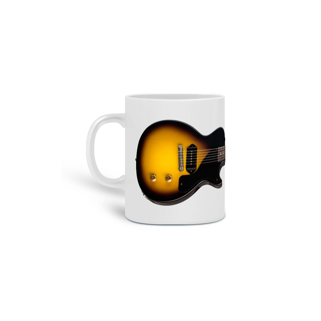 Caneca Cerâmica - Guitarra Gibson 1957 Les Paul Junior Reissue Vintage Sunburst - HD