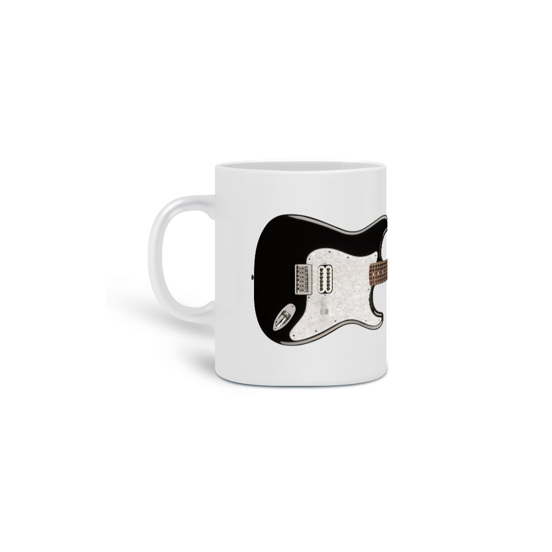 Caneca Cerâmica - Guitarra Fender Tom DeLonge Signature Stratocaster