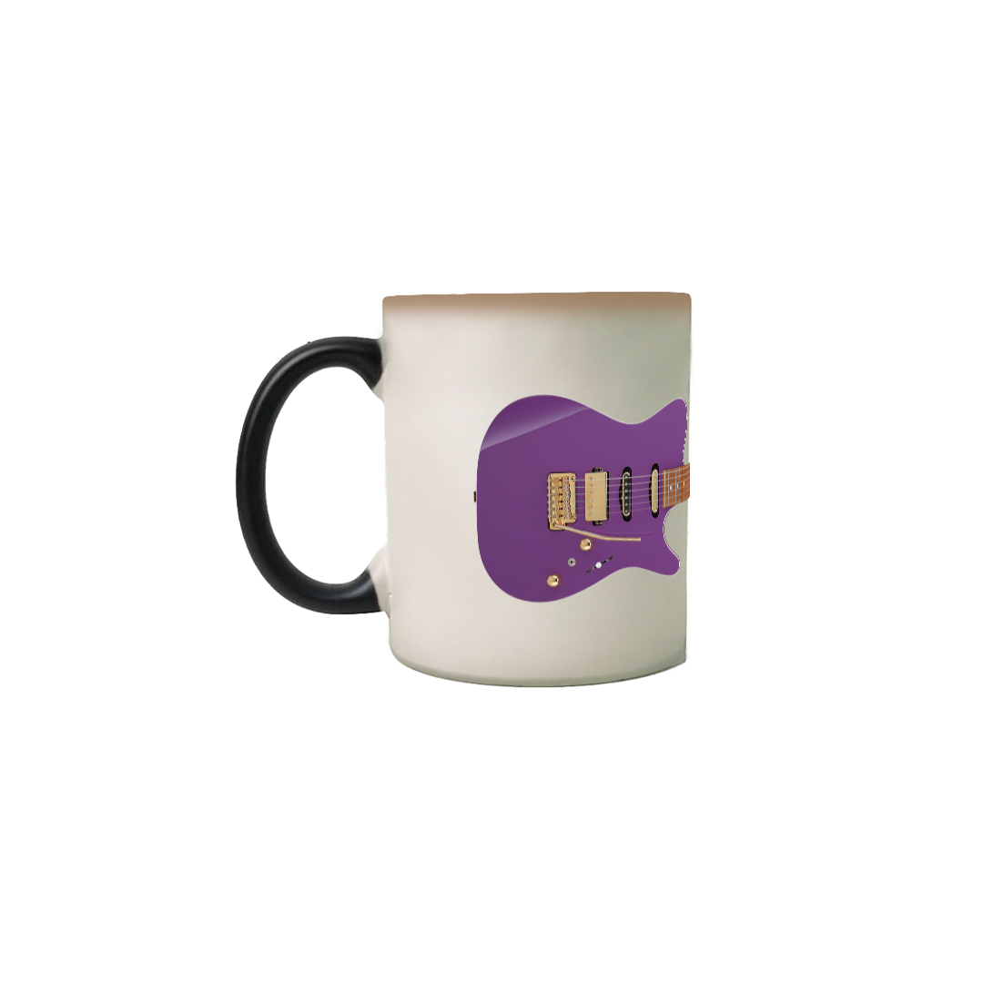 Nome do produto: Caneca Mágica - Guitarra Ibanez Lari Basilio Signature - LB1 Violet