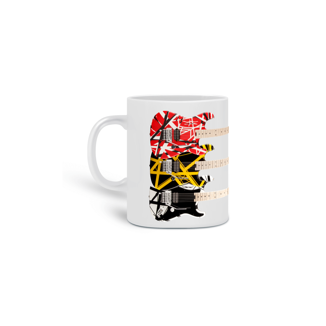 Caneca Cerâmica - Guitarras EVH Striped Series - Full Set - Model 3