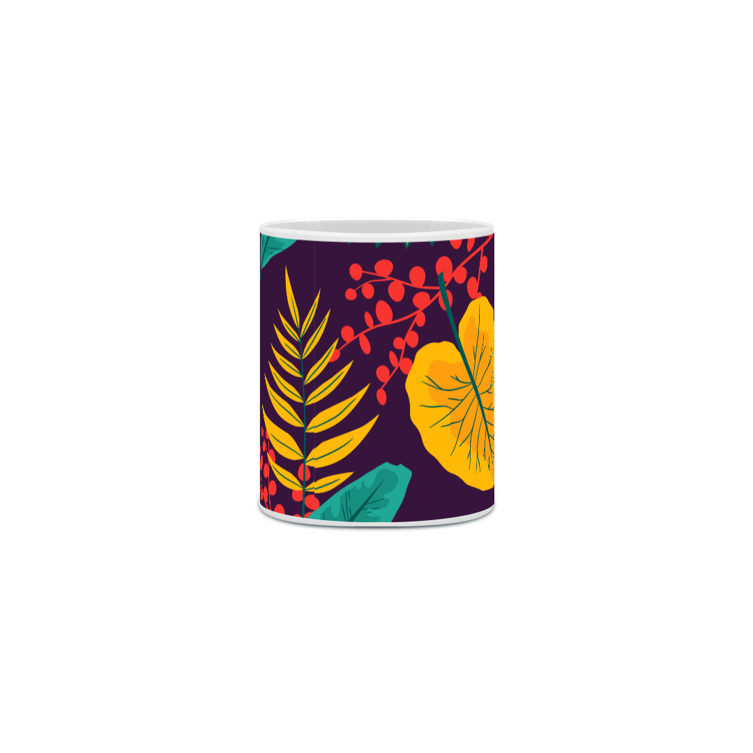 Caneca Cerâmica - Floral 2