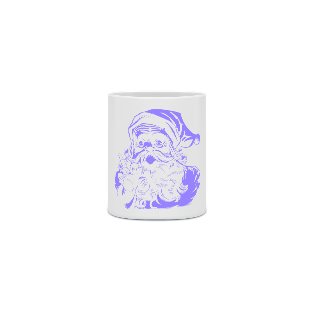 Caneca Cerâmica - Papai Noel 1 - Violeta