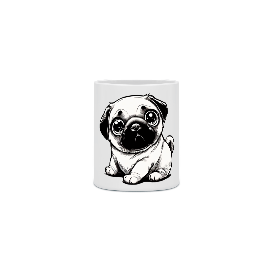 Caneca Cerâmica - Fat Pug 1