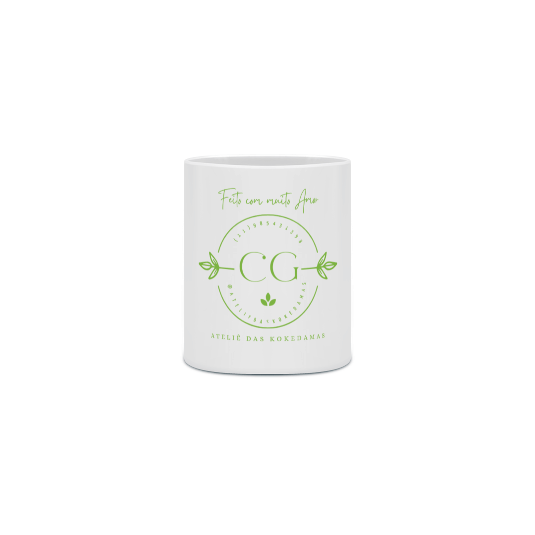 Caneca Cerâmica - Ateliê das Kokedamas