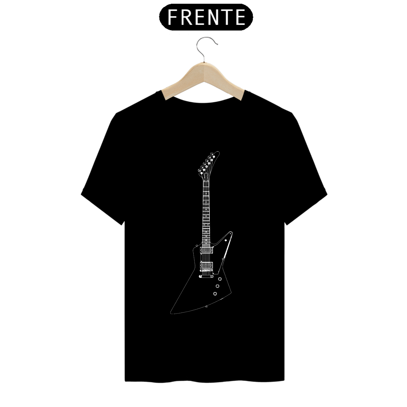 T-Shirt Prime - 4 Hands Luthieria - Exp Branco
