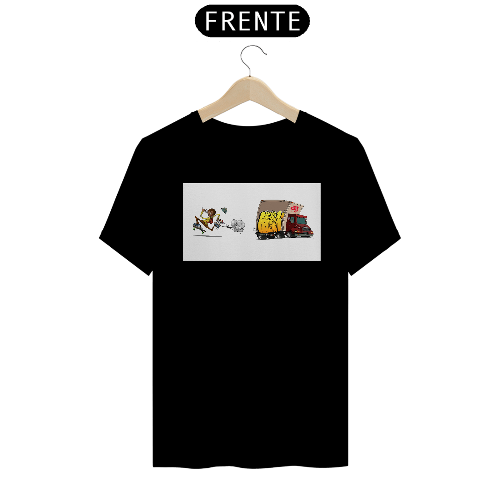 Camiseta - Street Wear - Melhor Correr - Estampa Na Frente
