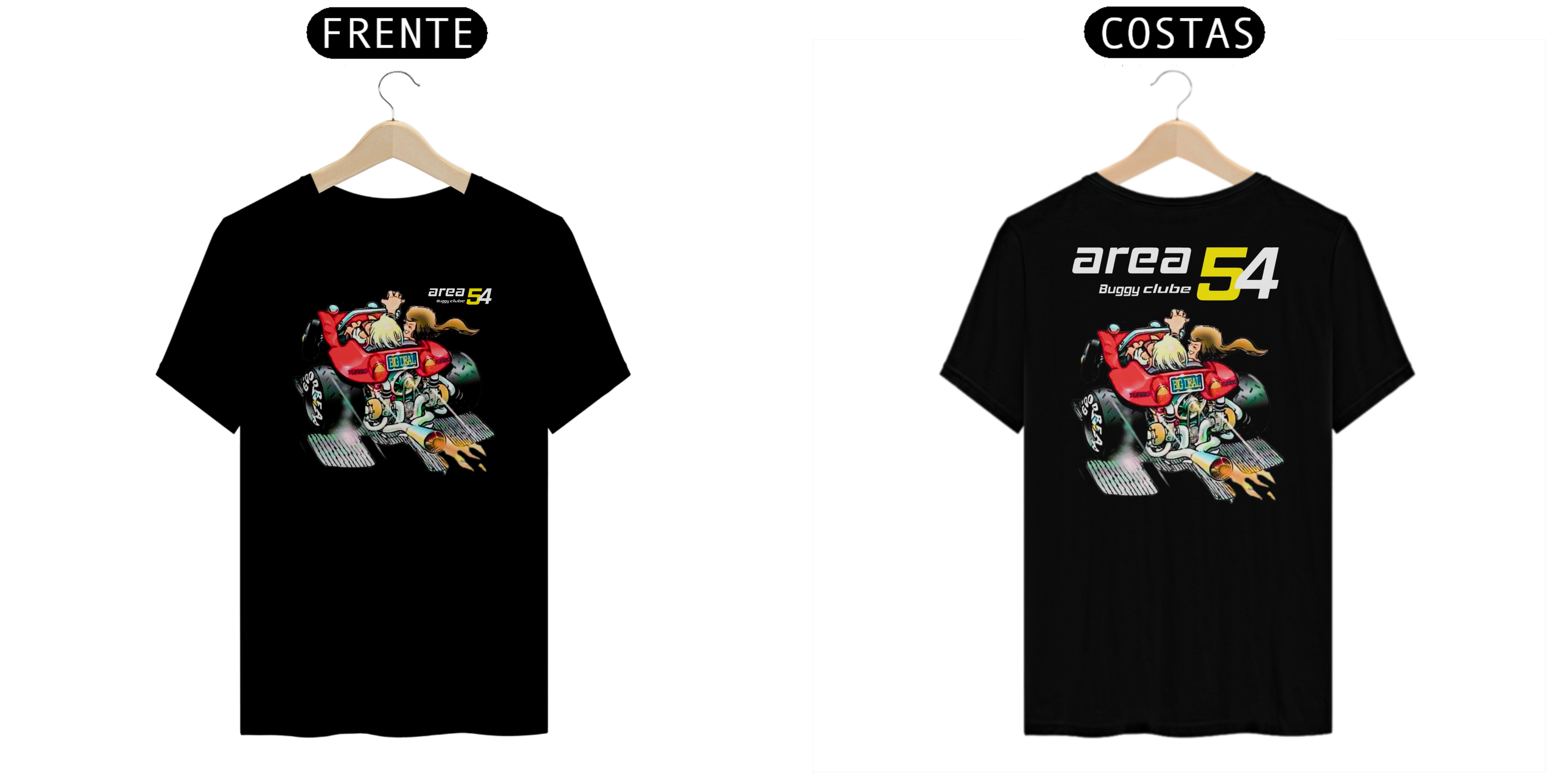 Adulto Camiseta - area54 Buggy clube