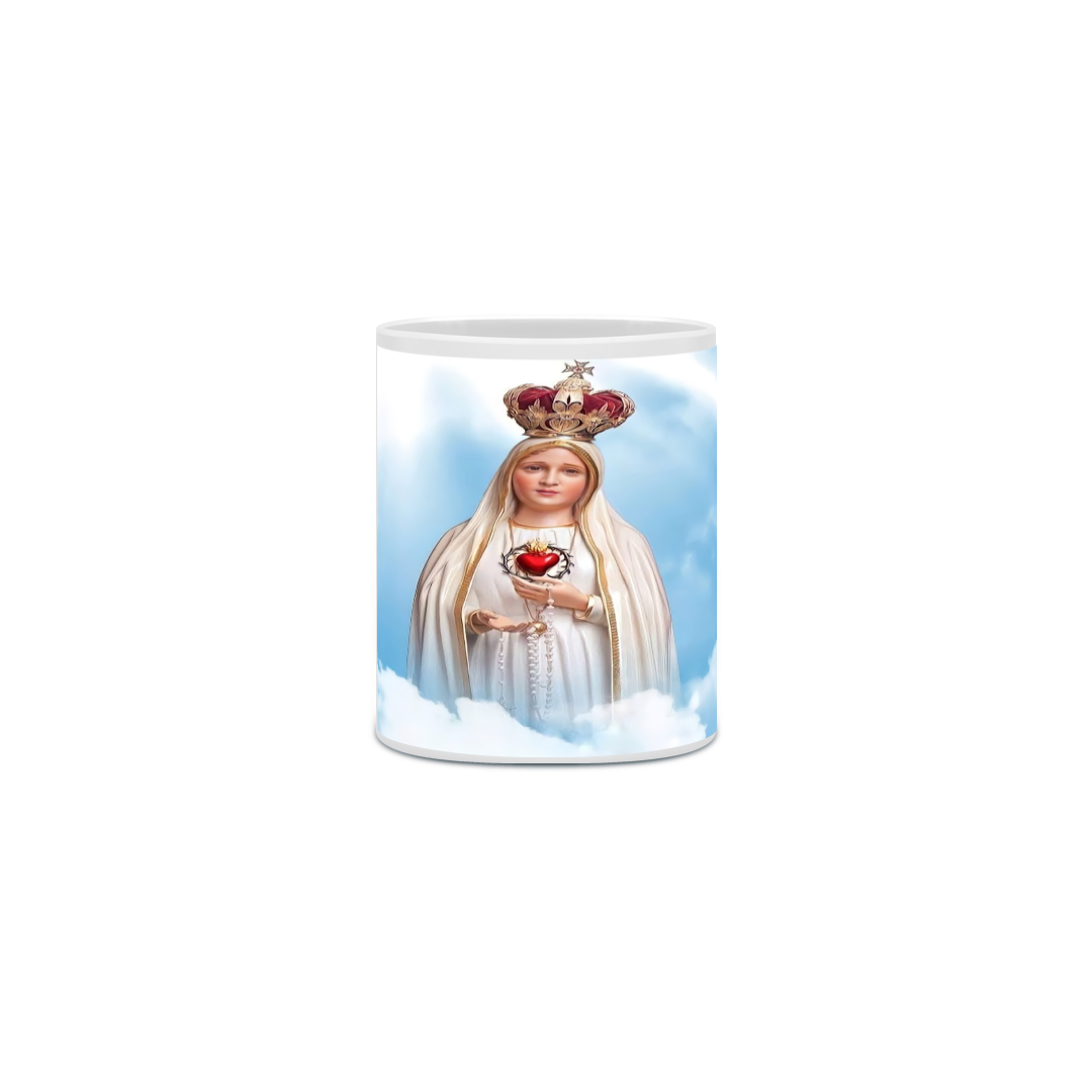 Nome do produto  CANECA NOSSA SENHORA DE FATIMA 2