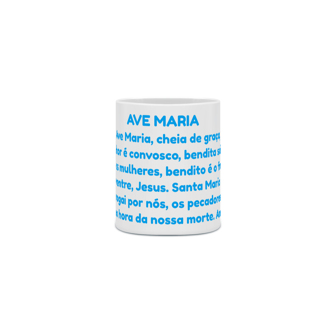 Nome do produto  CANECA AVE MARIA 