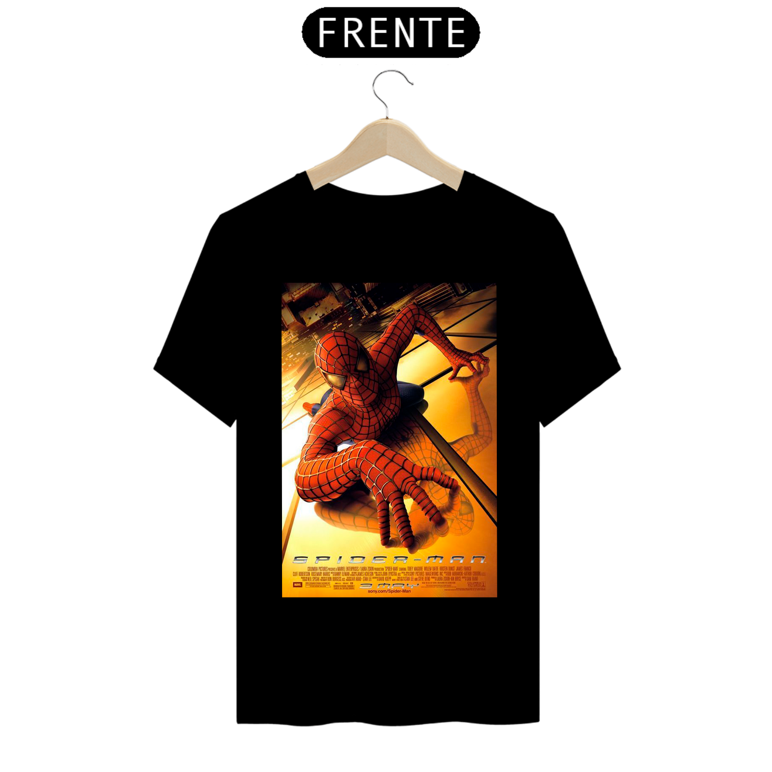 Nome do produto: Camiseta homem aranha poster 2002