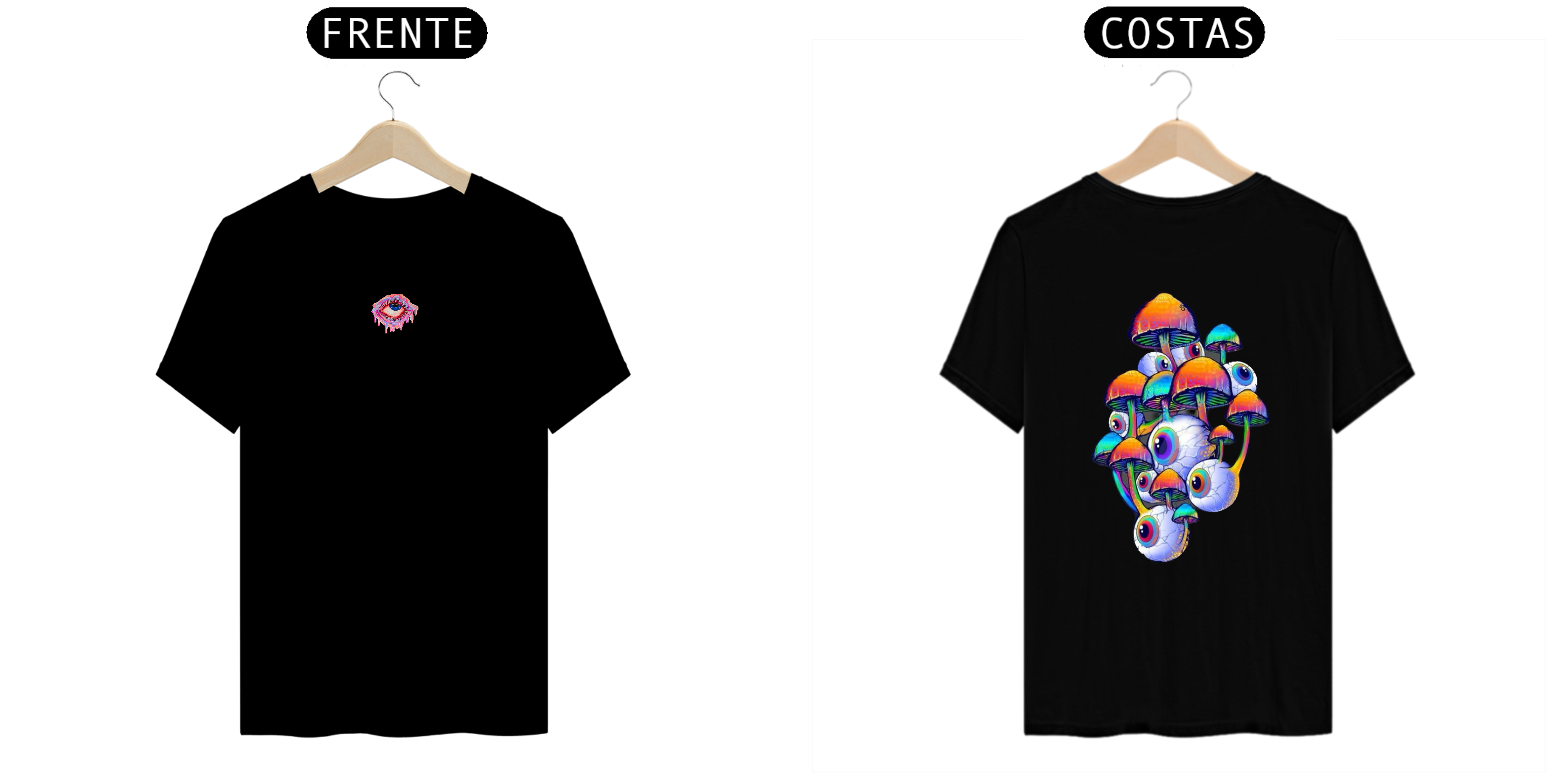 Camiseta Olhos Psicodélicos