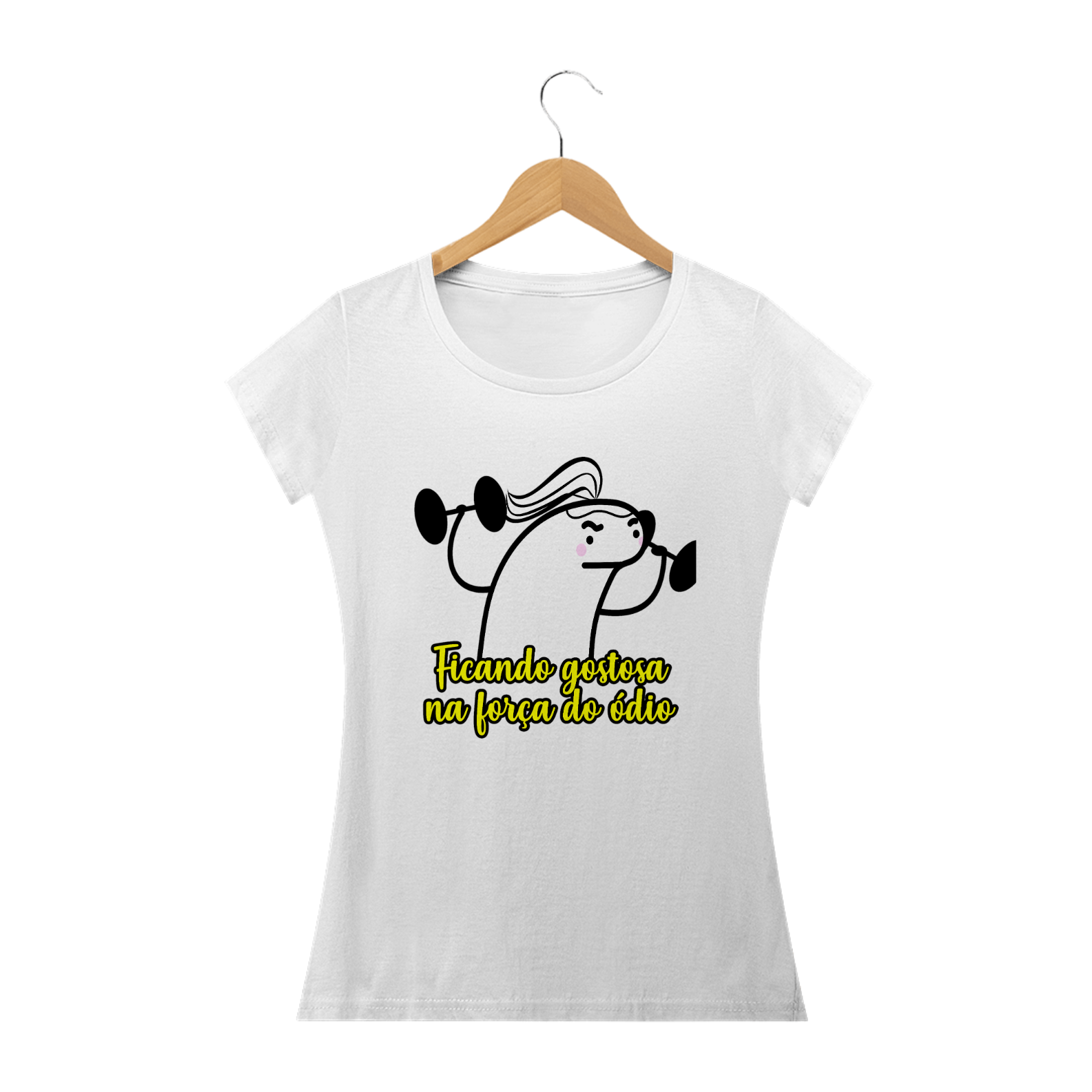 Camiseta feminina academia