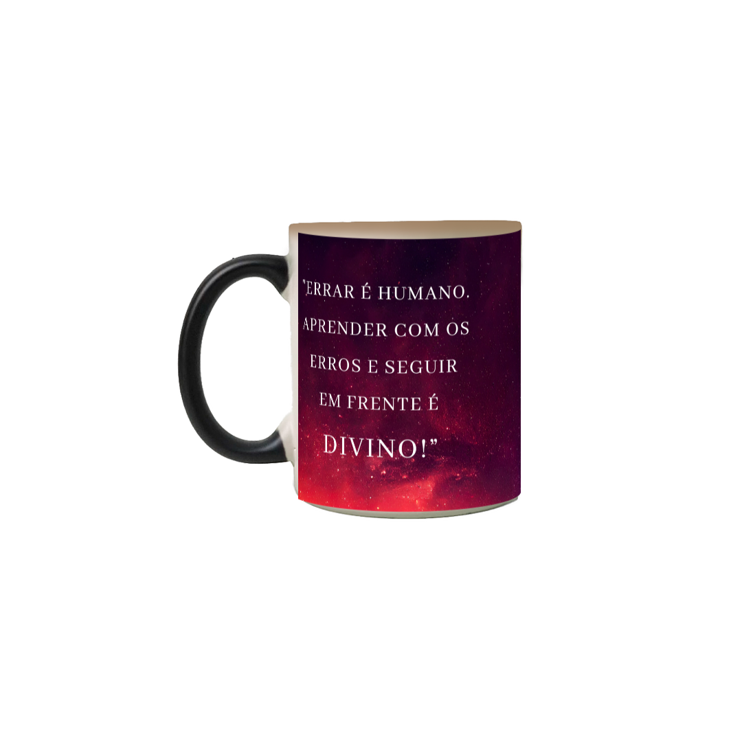 Caneca Mágica-Errar é Humano