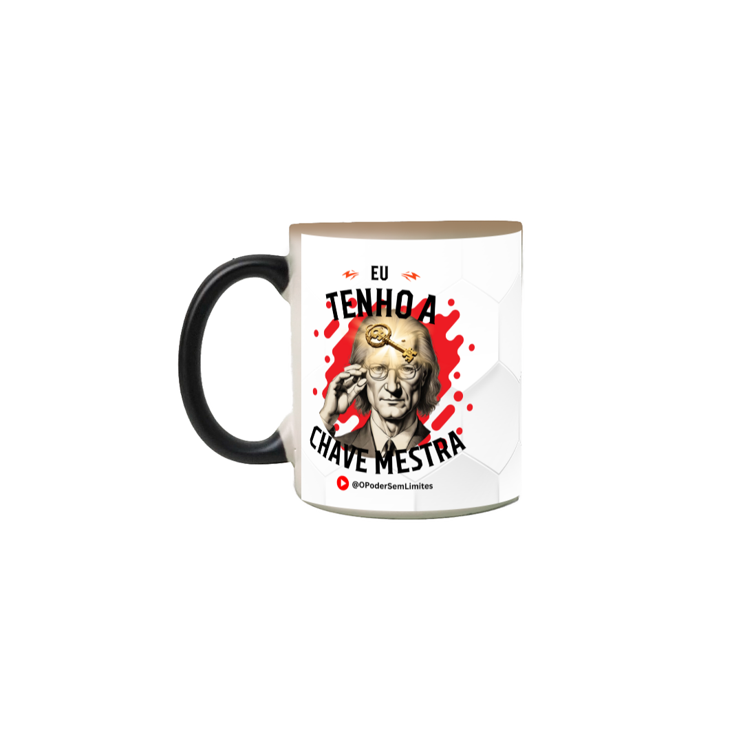 Caneca Mágica-Eu Tenho a chave Mestra 