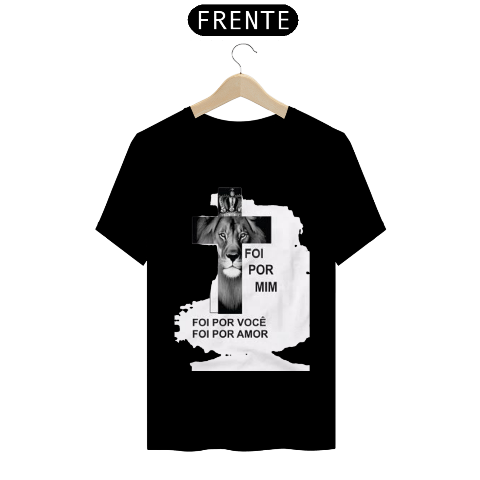 Camisa foi por vc foi por mim foi por amor cristão 