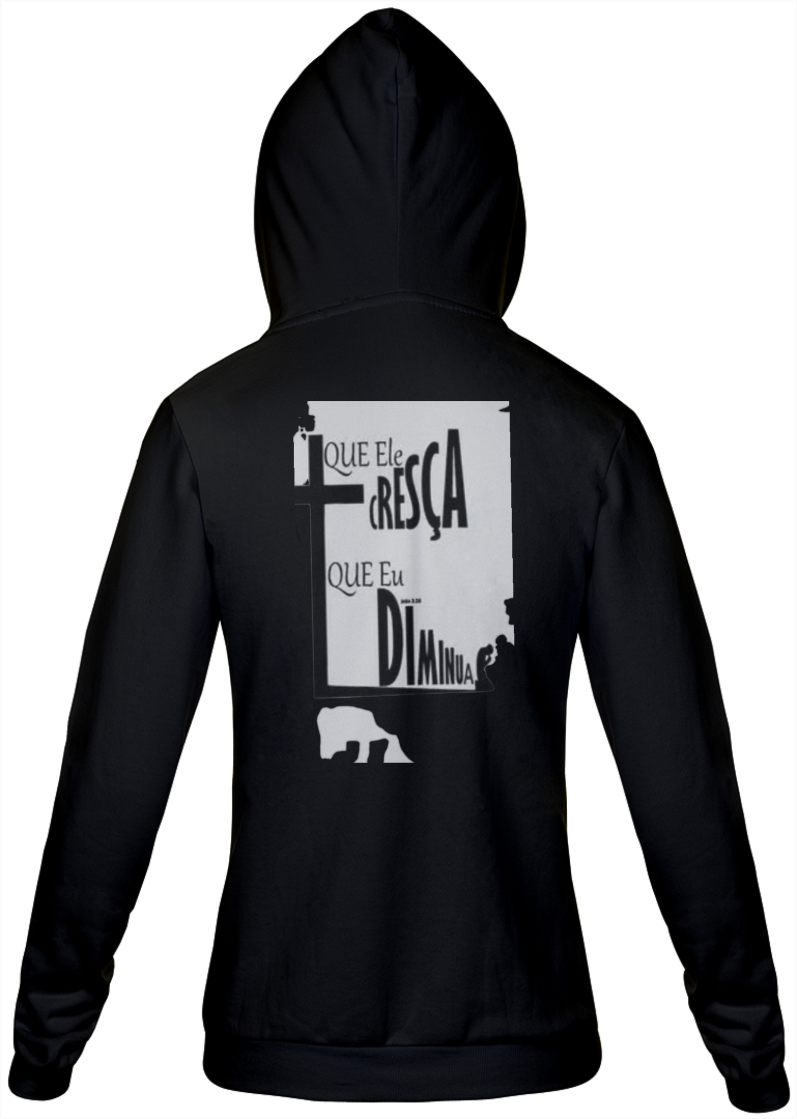 Blusa de manga com zíper 